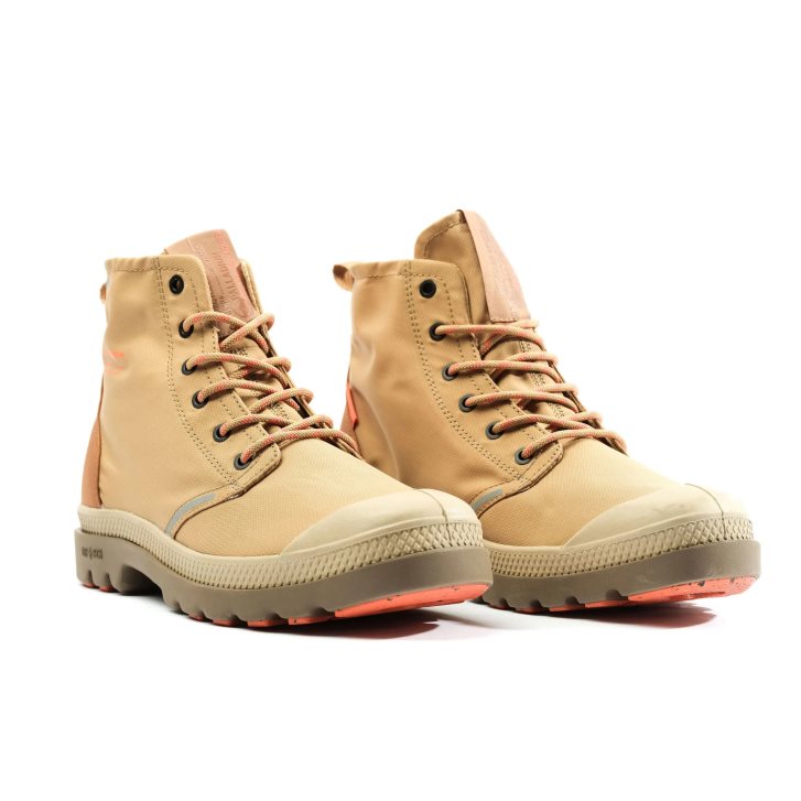 Brown Palladium Pampa Lite+ Recycle WP+ Women's Boots | ZA-485ZANV