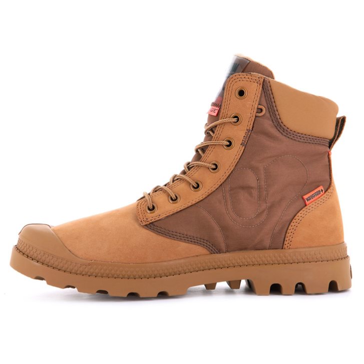 Brown Palladium Pampa X Destiny WPN Men's Boots | ZA-608BVYK