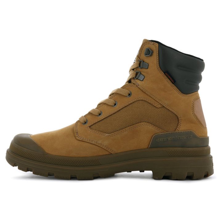 Brown Palladium Pampa X Tech WPN Men's Boots | ZA-918AXFK