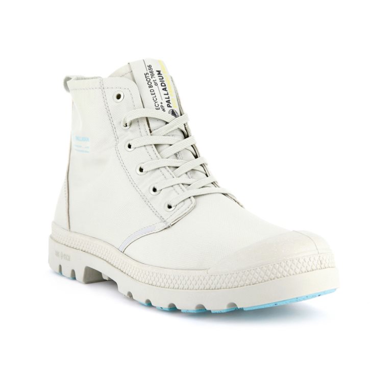 Cream Palladium Pampa Lite+ Recycle WP+ Women's Boots | ZA-625UNEB