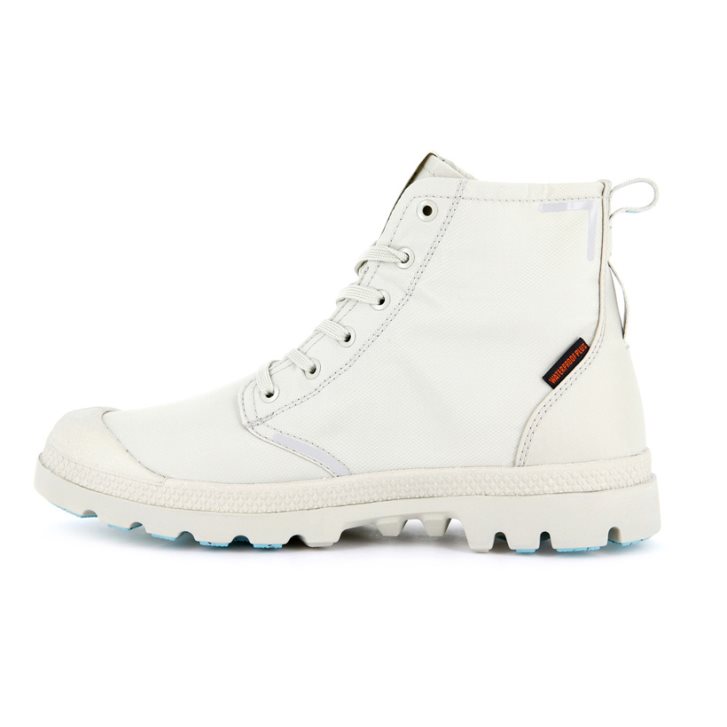 Cream Palladium Pampa Lite+ Recycle WP+ Women's Boots | ZA-625UNEB