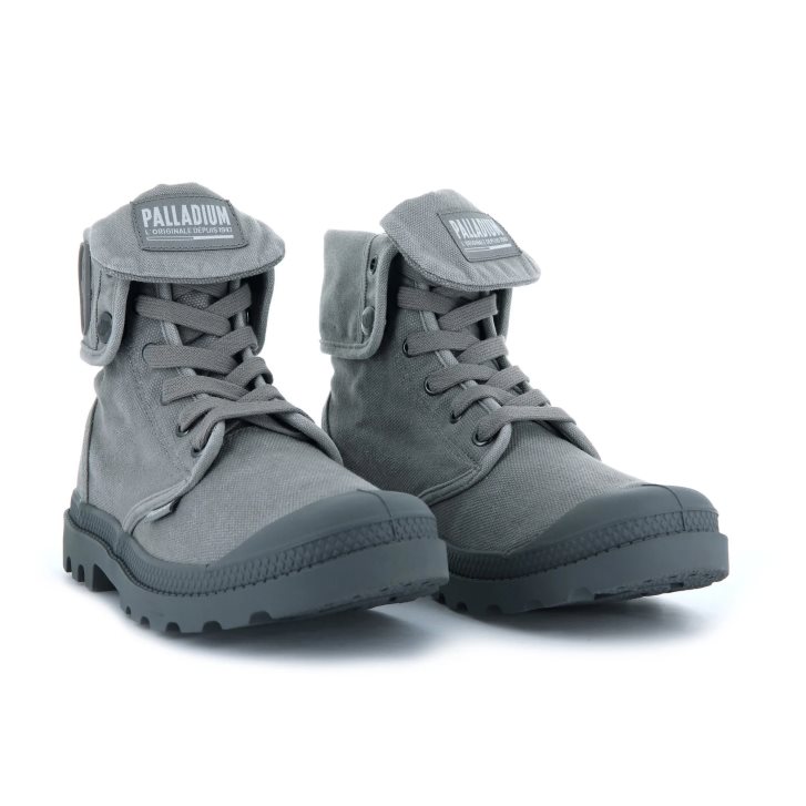 Dark Grey Palladium Baggy Men's Boots | ZA-064NLQE