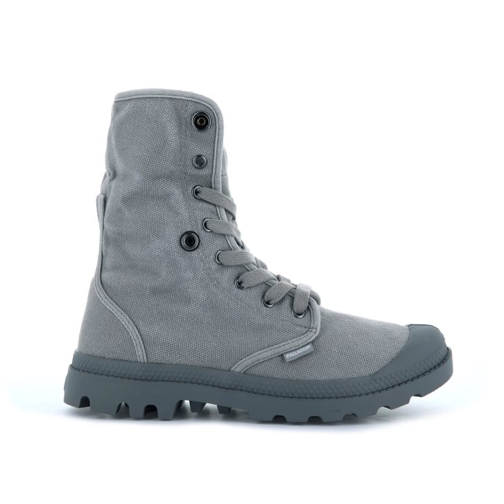 Dark Grey Palladium Baggy Men's Boots | ZA-064NLQE