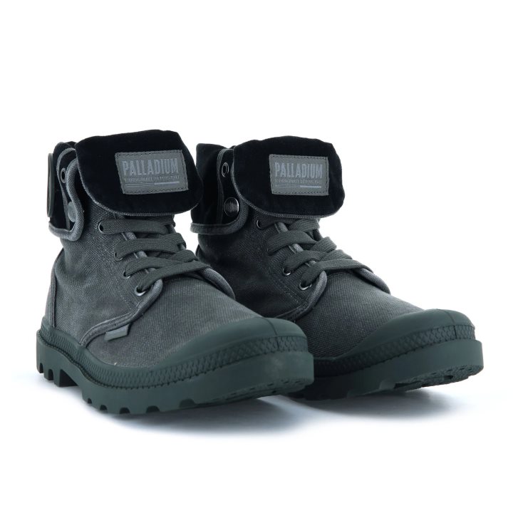 Dark Grey Palladium Baggy Women's Boots | ZA-531HFPA