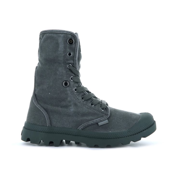 Dark Grey Palladium Baggy Women's Boots | ZA-531HFPA