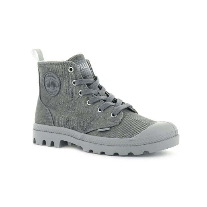 Dark Grey Palladium Pampa Zip Desertwash Women's Boots | ZA-312QYAT