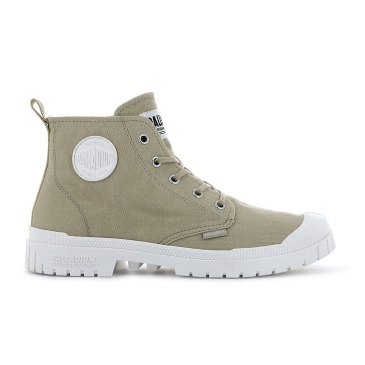 Green Palladium Pampa Sp20 Hi Canvas Men\'s Boots | ZA-067FVNM