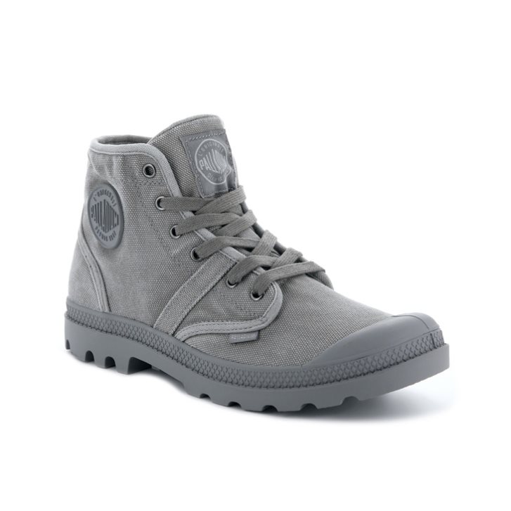 Grey Palladium Pallabrousse Men's Boots | ZA-783NCRY