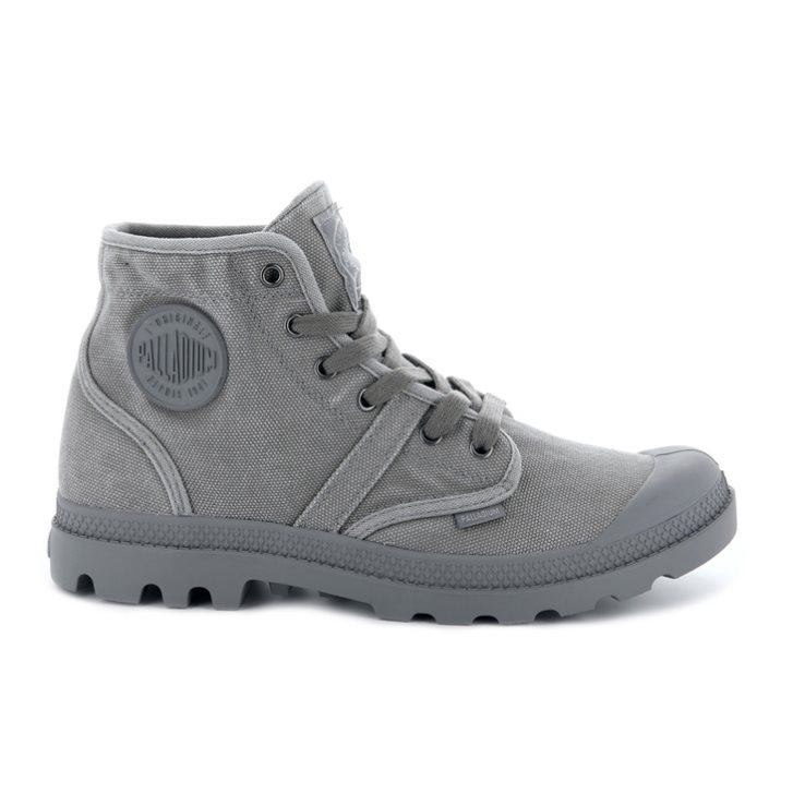 Grey Palladium Pallabrousse Men\'s Boots | ZA-783NCRY