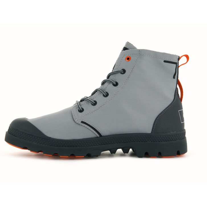 Grey Palladium Pallafin Recycle Men's Boots | ZA-639TWOC