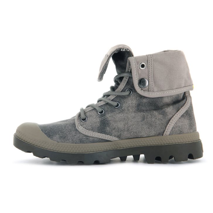 Grey Palladium Pampa Baggy WAX Men's Boots | ZA-612VTQF