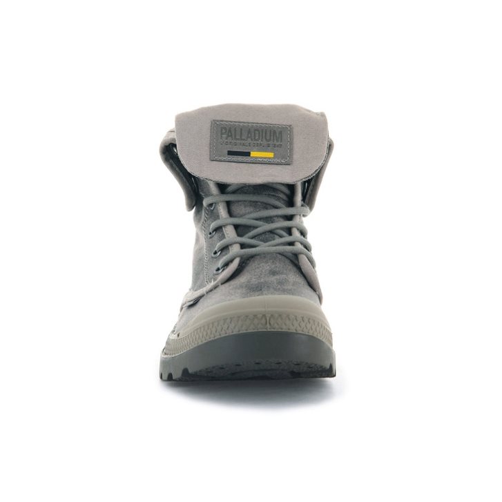 Grey Palladium Pampa Baggy WAX Women's Boots | ZA-261ZTAP