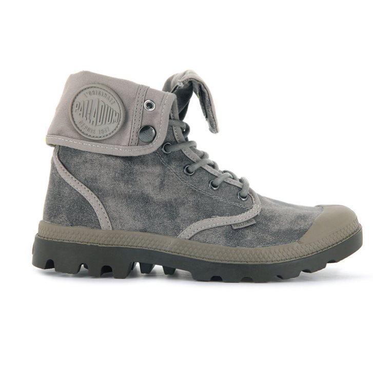 Grey Palladium Pampa Baggy WAX Women\'s Boots | ZA-261ZTAP