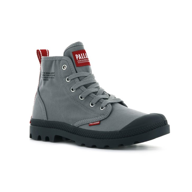 Grey Palladium Pampa Hi Dare Men's Boots | ZA-294IDTV