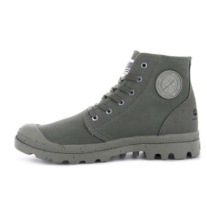 Grey Palladium Pampa Hi Organic II Men's Boots | ZA-307MFCP