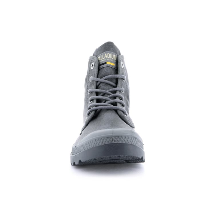 Grey Palladium Pampa Hi WAX Women's Boots | ZA-486QAFB