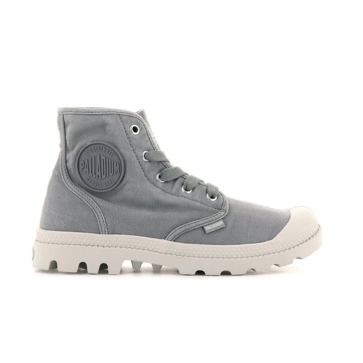 Grey Palladium Pampa Hi Women\'s Boots | ZA-465GIAU