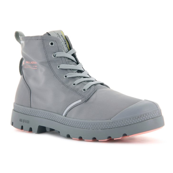 Grey Palladium Pampa Lite+ Recycle WP+ Men's Boots | ZA-123HRUS