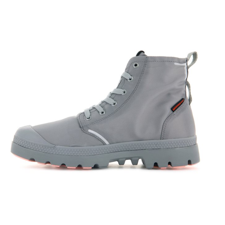 Grey Palladium Pampa Lite+ Recycle WP+ Men's Boots | ZA-123HRUS