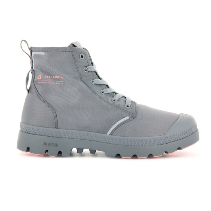 Grey Palladium Pampa Lite+ Recycle WP+ Men\'s Boots | ZA-123HRUS