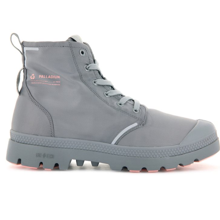 Grey Palladium Pampa Lite+ Recycle WP+ Women\'s Boots | ZA-581YSBK