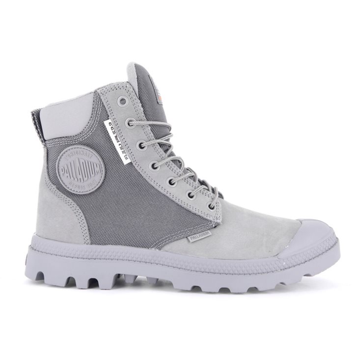 Grey Palladium Pampa SC WPN U-S Men\'s Boots | ZA-514TPGW