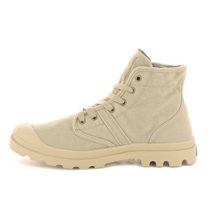 Khaki Palladium Pallabrousse Men's Boots | ZA-873MPKT