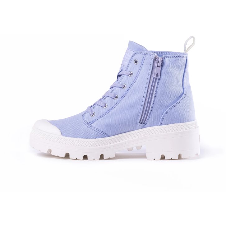 Lavender Palladium Pallabase Twill Women's Boots | ZA-583LGZD