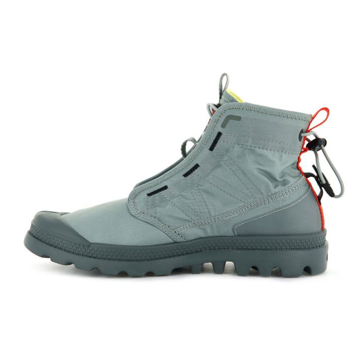 Light Green Palladium Pampa Travel Lite Men's Boots | ZA-905DFHY