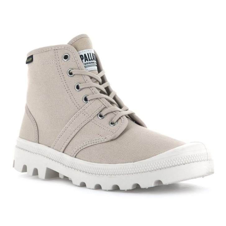 Light Grey Palladium Pallabrousse Men's Boots | ZA-326UVCA