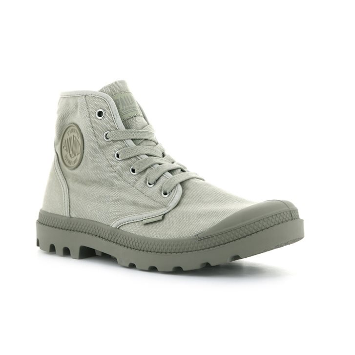 Light Grey Palladium Pampa Hi Men's Boots | ZA-246ZVNU