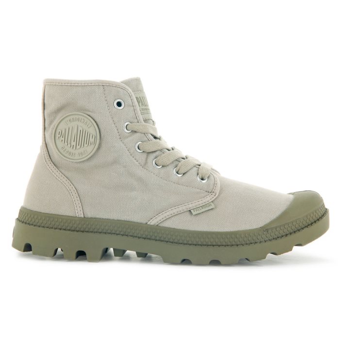 Light Grey Palladium Pampa Hi Men\'s Boots | ZA-290TXRM