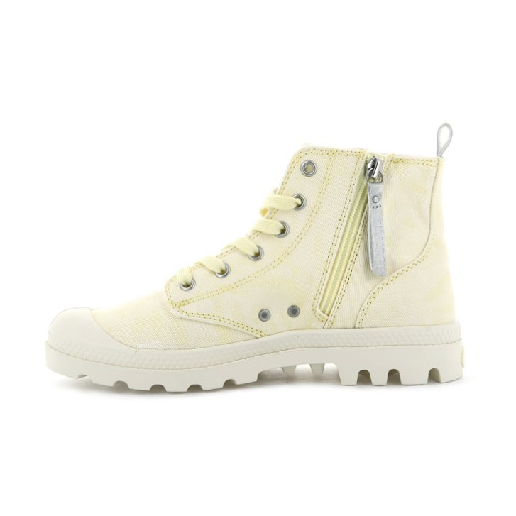 Light Yellow Palladium Pampa Zip Desertwash Women's Boots | ZA-345IQJP