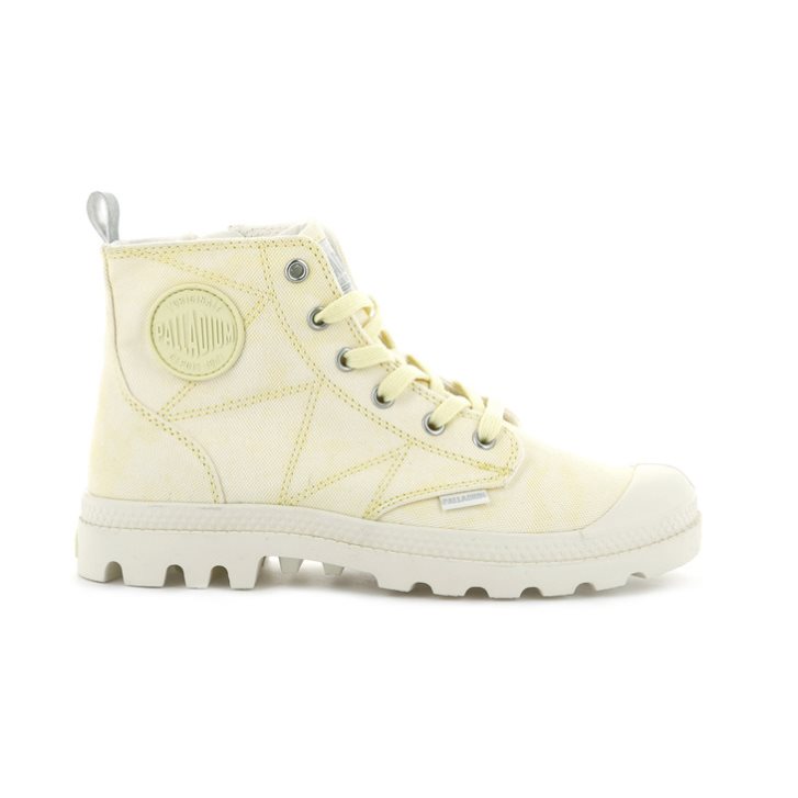 Light Yellow Palladium Pampa Zip Desertwash Women\'s Boots | ZA-345IQJP