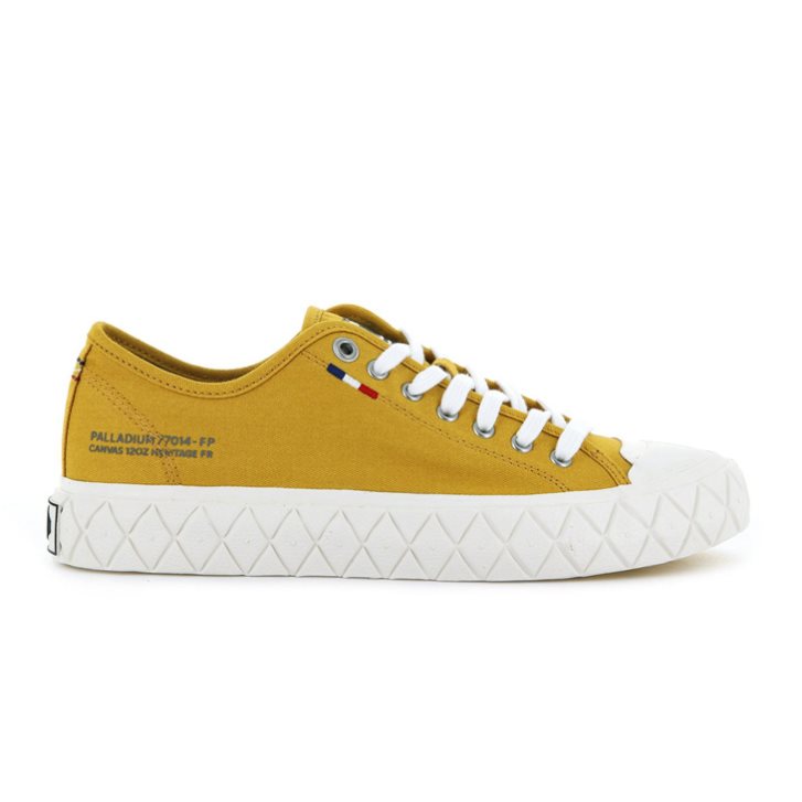 Mustard Palladium Palla Ace Canvas Low Tops Men\'s Sneakers | ZA-650ISCQ