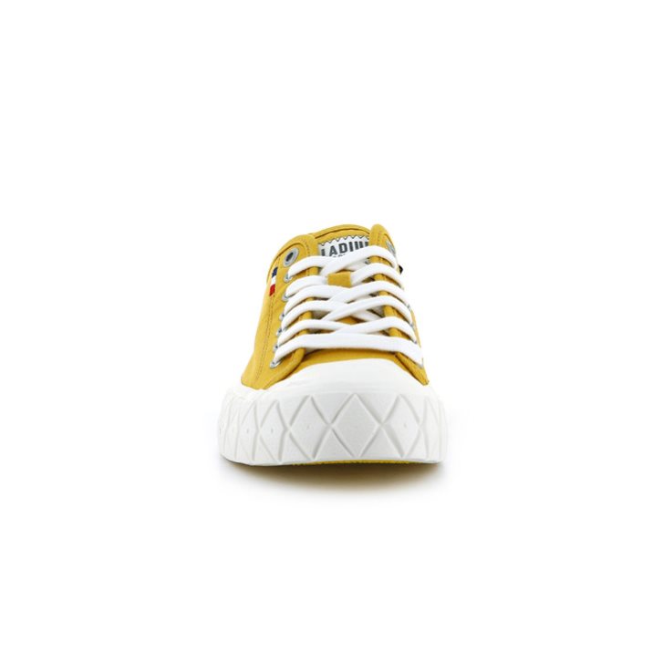 Mustard Palladium Palla Ace Canvas Low Tops Women's Sneakers | ZA-928SVPF