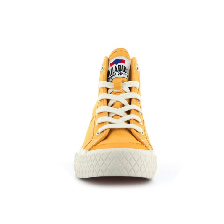 Mustard Palladium Palla Louvel High Tops Women's Sneakers | ZA-053UKDT