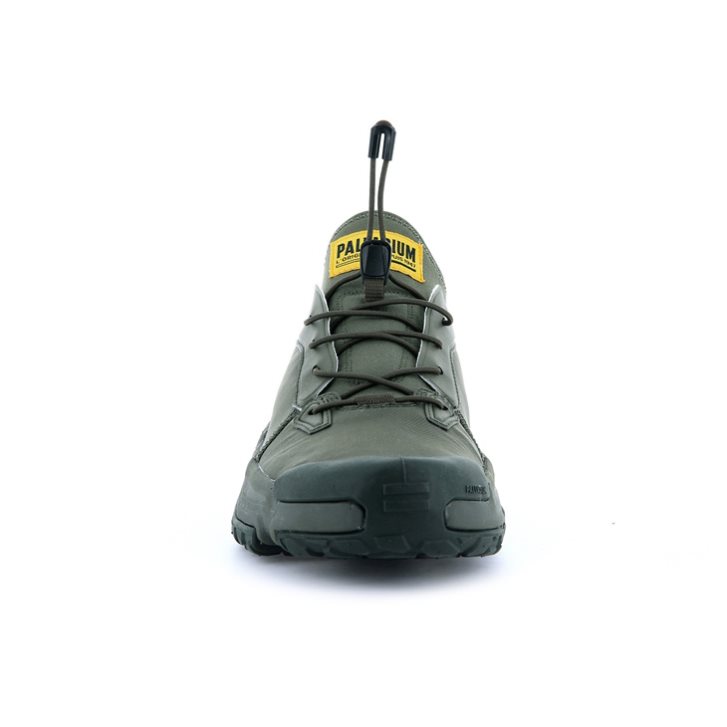 Olive Palladium Off-grid LO NYL Men's Sneakers | ZA-342BFXY