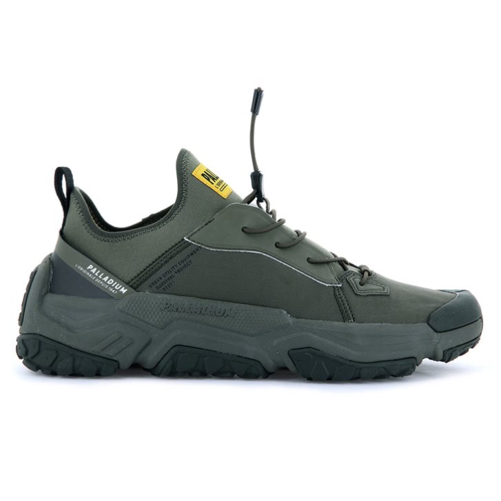 Olive Palladium Off-grid LO NYL Men\'s Sneakers | ZA-342BFXY