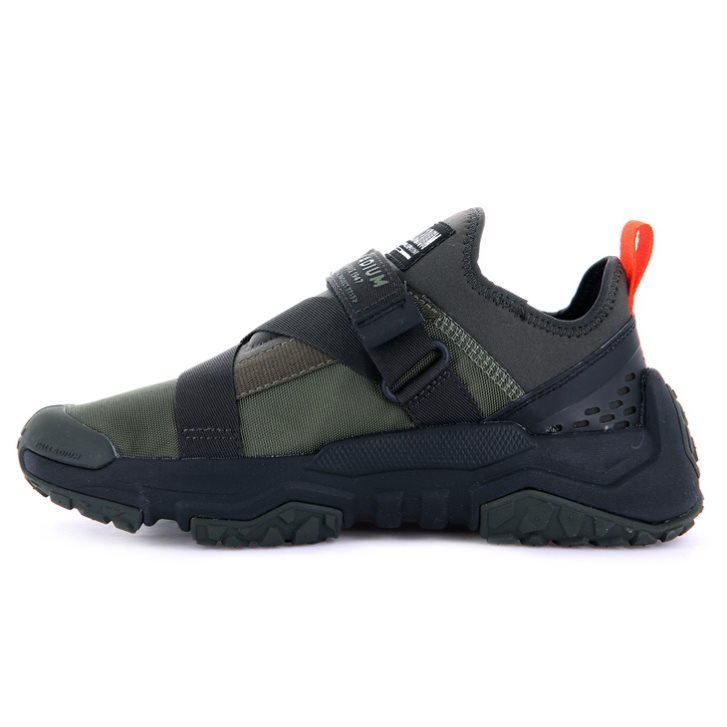 Olive Palladium Off-grid LO Utility Men's Sneakers | ZA-186MKEN