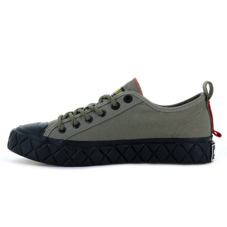 Olive Palladium Palla Ace Supply LO Low Tops Men's Sneakers | ZA-195ILRA