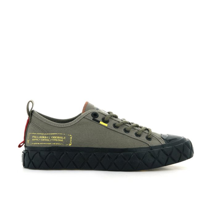 Olive Palladium Palla Ace Supply LO Low Tops Men\'s Sneakers | ZA-195ILRA