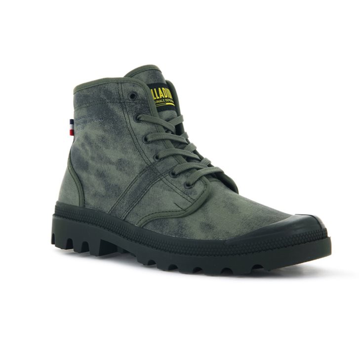 Olive Palladium Pallabrousse Legion WAX Women's Boots | ZA-405CAPY