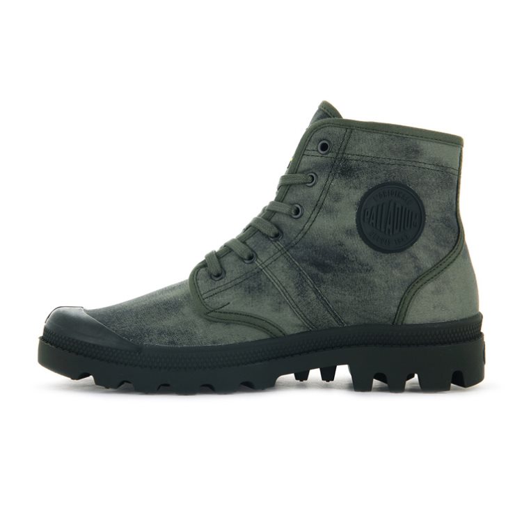 Olive Palladium Pallabrousse Legion WAX Women's Boots | ZA-405CAPY