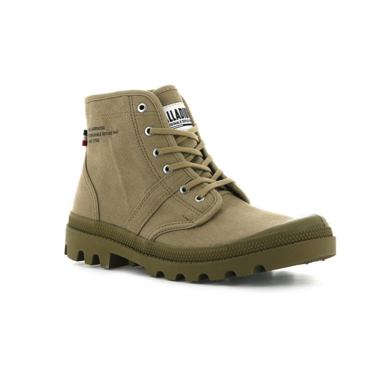 Olive Palladium Pallabrousse Legion Women's Boots | ZA-039RYHC