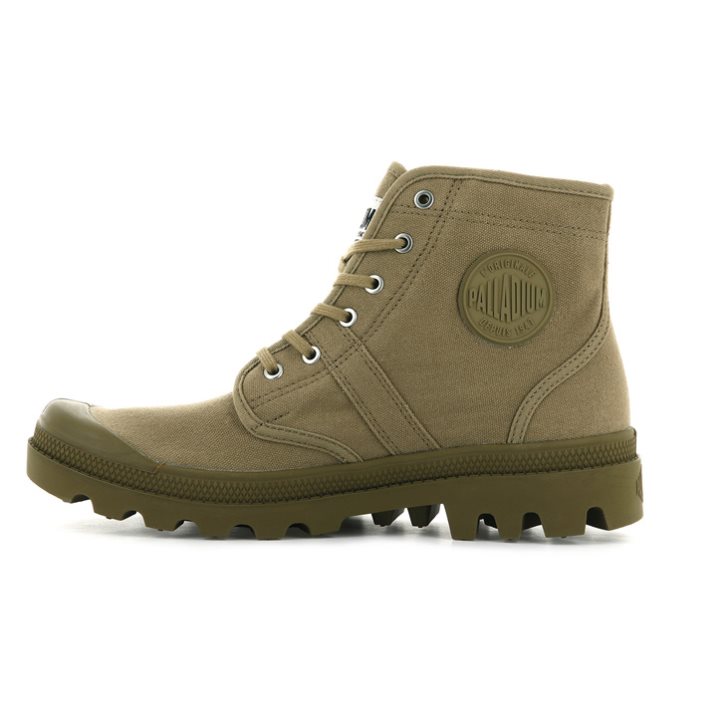 Olive Palladium Pallabrousse Legion Women's Boots | ZA-039RYHC