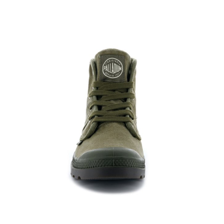 Olive Palladium Pallabrousse Men's Boots | ZA-465DBHM