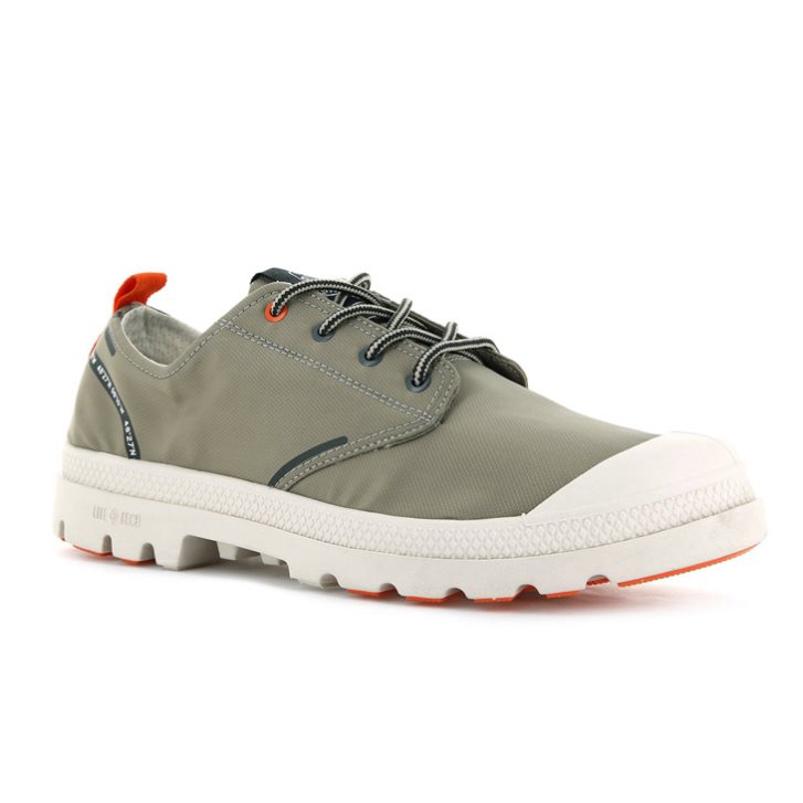 Olive Palladium Pallafin RC LOW WP+ Men's Oxfords Shoes | ZA-507VRSC