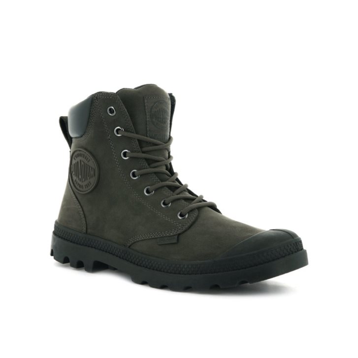 Olive Palladium Pampa Cuff WP LUX Women's Boots | ZA-893CLMQ