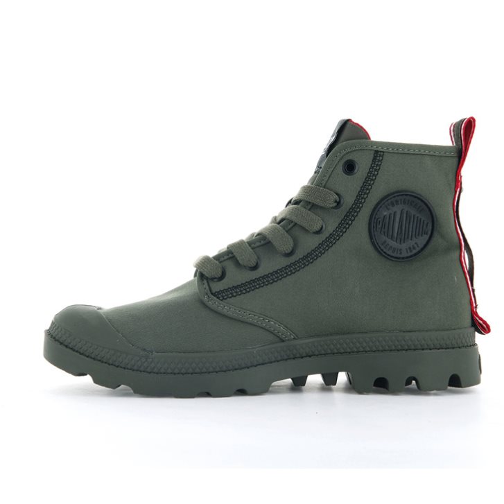 Olive Palladium Pampa Dare 2 Survive Men's Boots | ZA-462PQDR